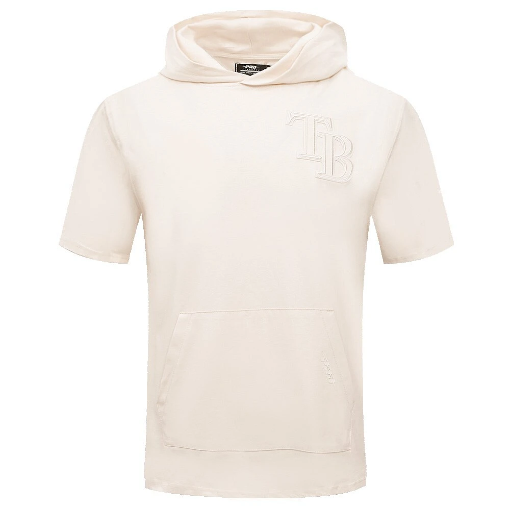 T-shirt à capuche neutre Pro Standard pour hommes, crème, Tampa Bay Rays