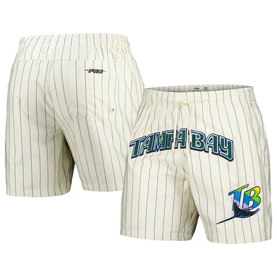 Short tissé classique rétro à fines rayures Tampa Bay Rays Pro Standard pour hommes