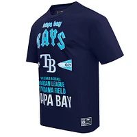 Men's Pro Standard Navy Tampa Bay Rays Oversized City Tour T-Shirt