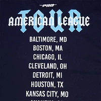 Men's Pro Standard Navy Tampa Bay Rays Oversized City Tour T-Shirt