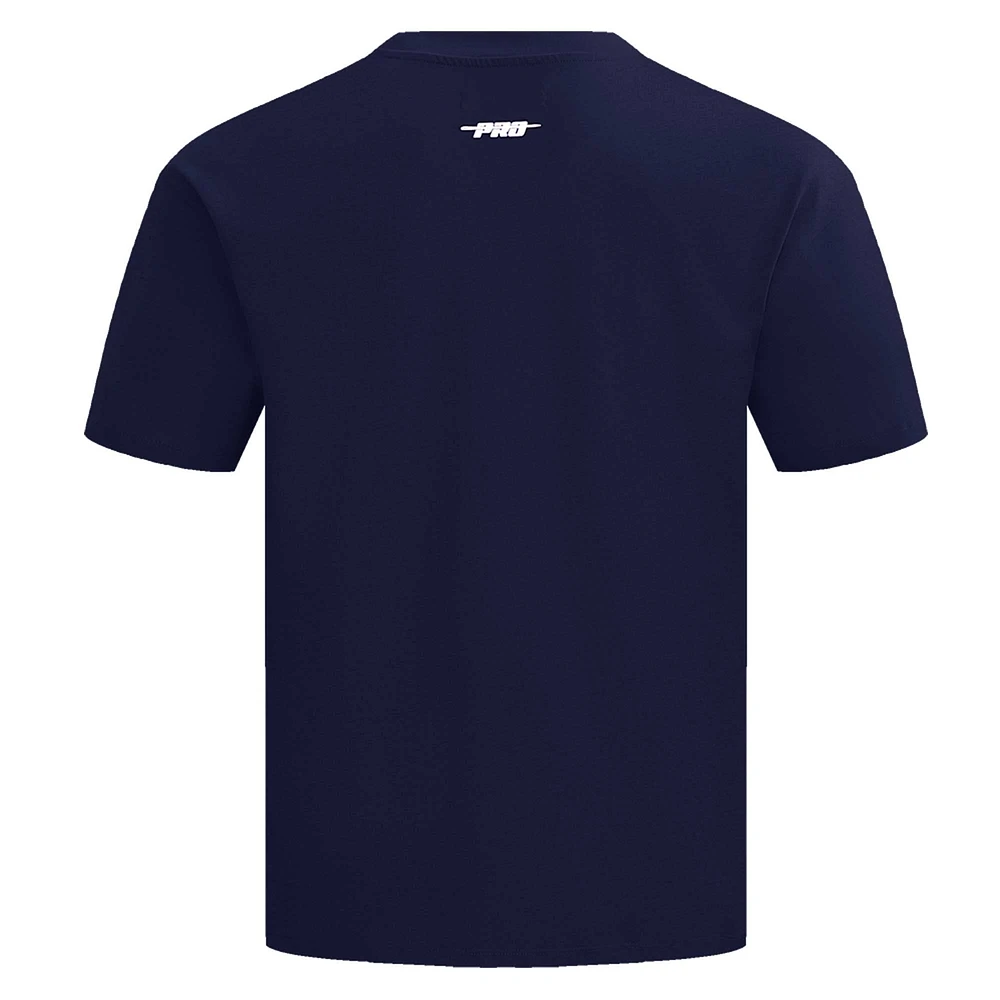Men's Pro Standard Navy Tampa Bay Rays Turn It Up Dropped Shoulder T-Shirt