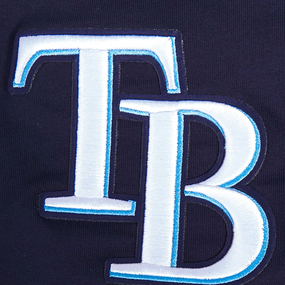 Men's Pro Standard Navy Tampa Bay Rays Turn It Up Dropped Shoulder T-Shirt