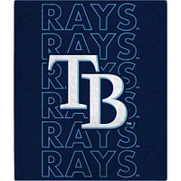 Tampa Bay Rays 60" x 70" Echo Wordmark Lightweight Blanket