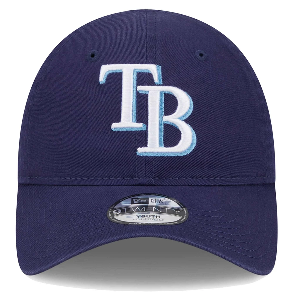 Toddler New Era Navy Tampa Bay Rays Team 9TWENTY Adjustable Hat