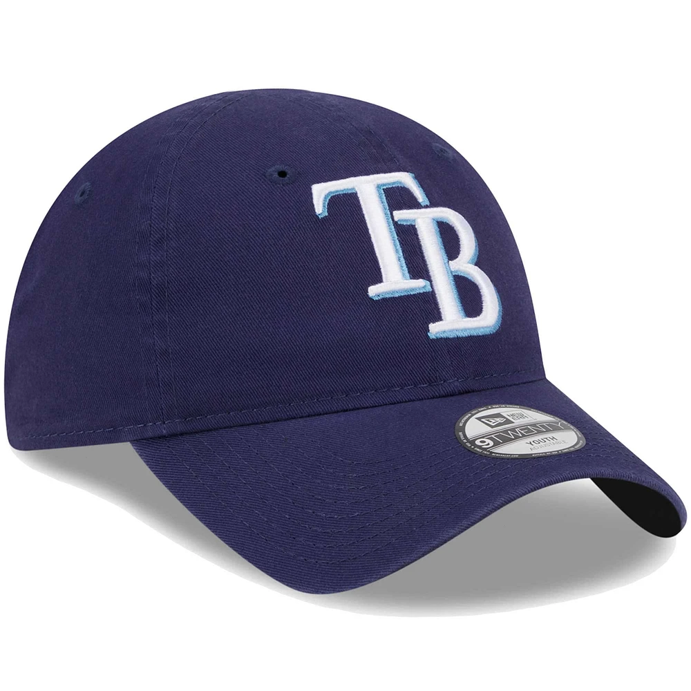 Toddler New Era Navy Tampa Bay Rays Team 9TWENTY Adjustable Hat
