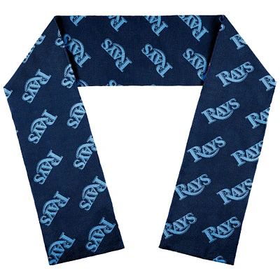 WEAR by Erin Andrews Écharpe avec logo de l'équipe des Rays de Tampa Bay