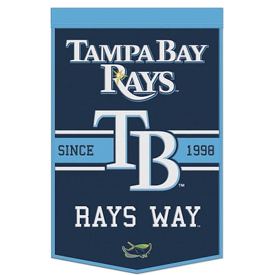 WinCraft Tampa Bay Rays Bannière à slogan 24" x 38"