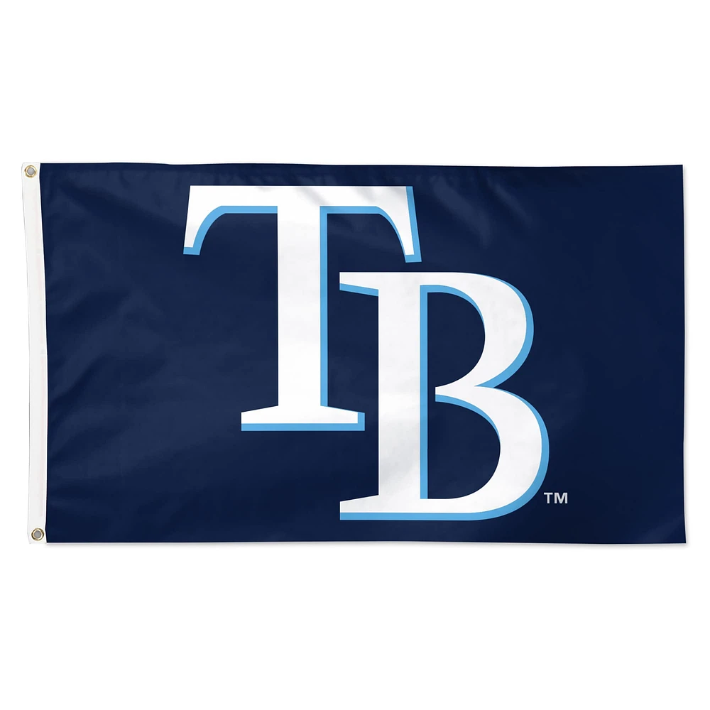 WinCraft Tampa Bay Rays 3' x 5' Drapeau simple face avec logo principal