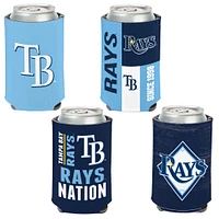 WinCraft Tampa Bay Rays 4-Pack 12oz. Can Cooler Set