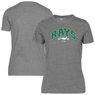 Women's Levelwear Tampa Bay Rays St. Patrick's Day Maddox Plaid T-Shirt