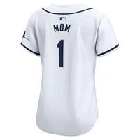 Maillot Nike blanc Tampa Bay Rays #1 Mom Home Limited pour femme