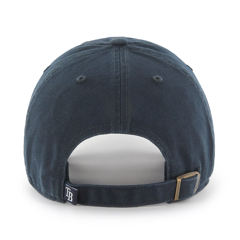 Youth '47 Navy Tampa Bay Rays Team Logo Clean Up Adjustable Hat