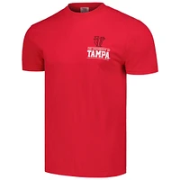 Men's Red University of Tampa Spartans Logo Campus Icon T-Shirt