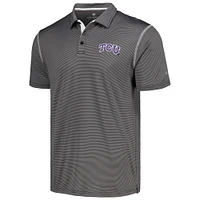 Men's Colosseum  Black TCU Horned Frogs Cameron Polo