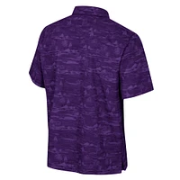 Chemise boutonnée Ozark TCU Horned Frogs Colosseum Purple pour hommes
