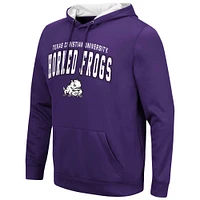 Men's Colosseum Purple TCU Horned Frogs Resistance Pullover Hoodie