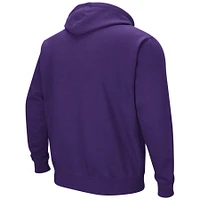 Men's Colosseum Purple TCU Horned Frogs Sunrise Pullover Hoodie