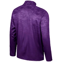 Men's Colosseum  Purple TCU Horned Frogs The Machine Half-Zip Jacket