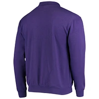 Men's Colosseum Purple TCU Horned Frogs Tortugas Logo Quarter-Zip Jacket
