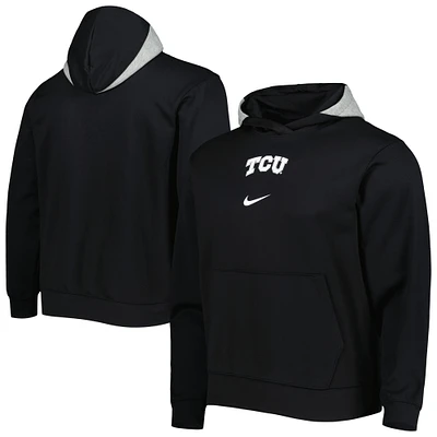 Men's Nike Black TCU Horned Frogs Spotlight Performance Pullover Hoodie