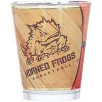 TCU Horned Frogs 2oz. Basketball Collector Shot Glass