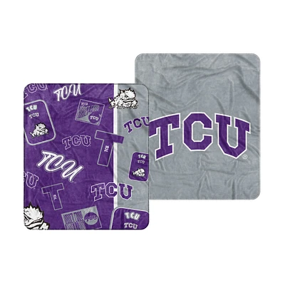 Couverture Dream Weave 50" x 60" TCU Horned Frogs
