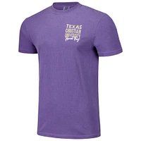 T-shirt unisexe violet TCU Horned Frogs Hyper Local Bienvenue sur le campus