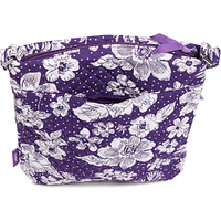 Vera Bradley TCU Horned Frogs Rain Garden Triple-Zip Hipster Crossbody Bag