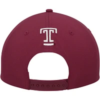 Men's Colosseum Cherry Temple Owls Positraction Snapback Hat