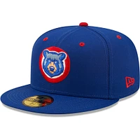 Men's New Era Blue Tennessee Smokies Authentic Collection 59FIFTY Fitted Hat