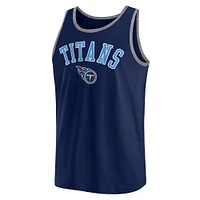 Men's Fanatics Navy Tennessee Titans Bet Tank Top