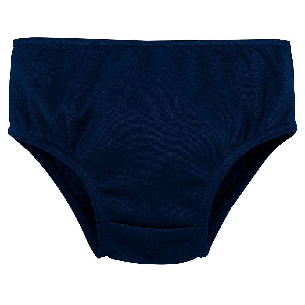 Girls Toddler Navy Tennessee Titans Spirit Cheer Two-Piece Cheerleader Set with Bloomers