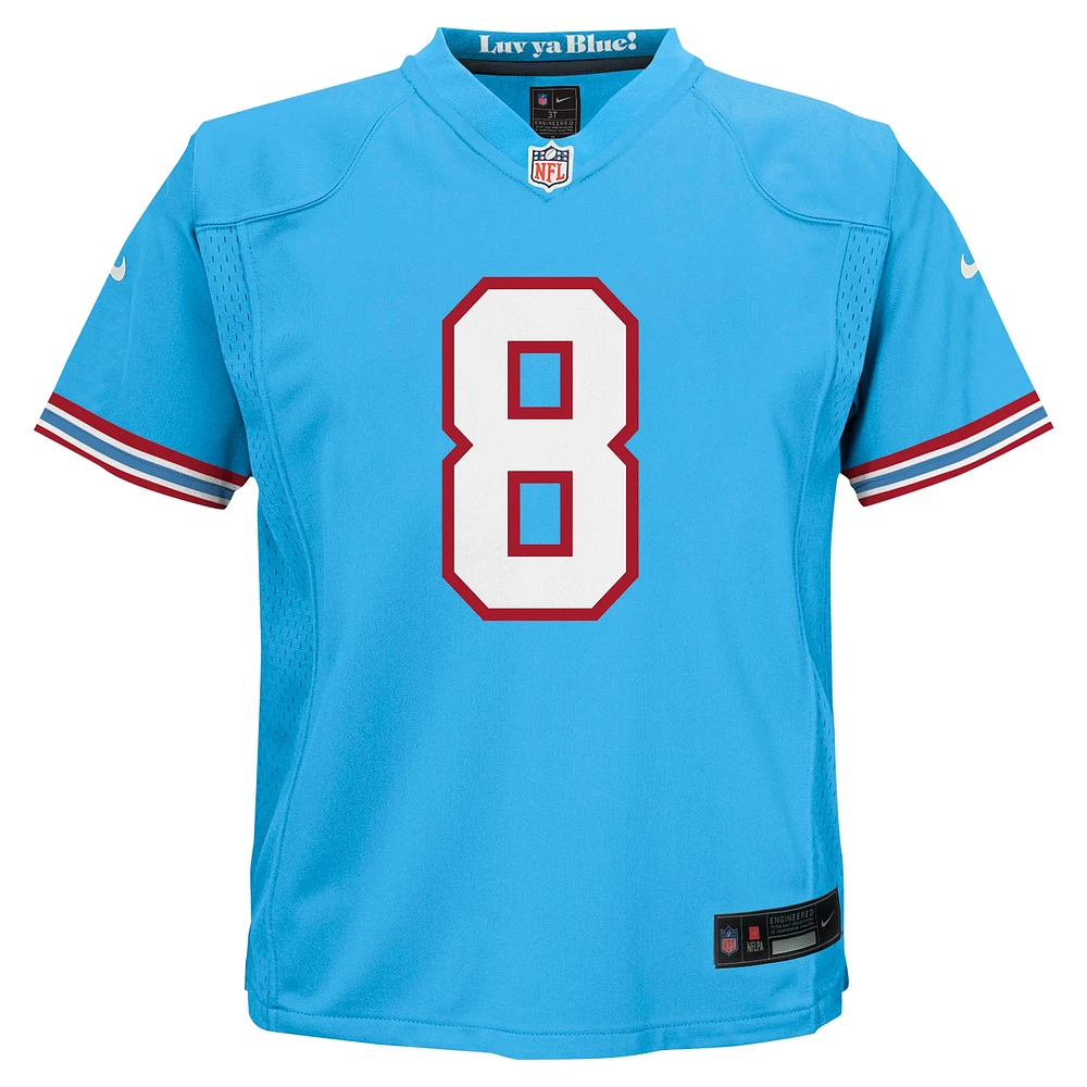 Infant Nike Will Levis Light Blue Tennessee Titans Alternate Player Game Jersey