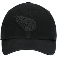 Men's '47 Black Tennessee Titans Team Tonal Clean Up Adjustable Hat