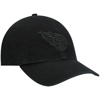 Men's '47 Black Tennessee Titans Team Tonal Clean Up Adjustable Hat