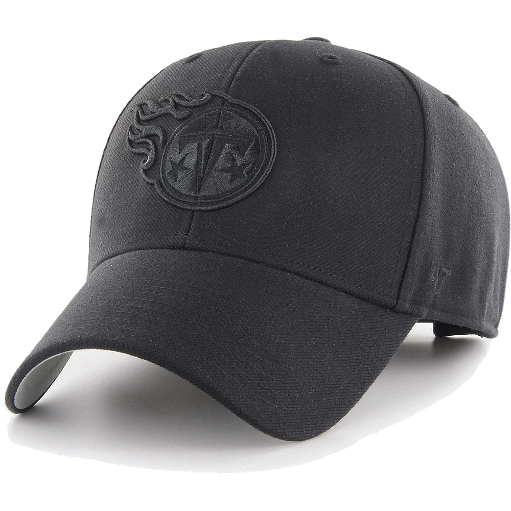 Casquette ajustable '47 Black Tennessee Titans Tonal MVP pour homme