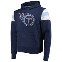 Men's '47 Heathered Navy Tennessee Titans Premier Nico Pullover Hoodie