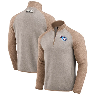 Veste zippée ton sur pour homme de la collection Darius Rucker Fanatics, couleur tan, Tennessee Titans