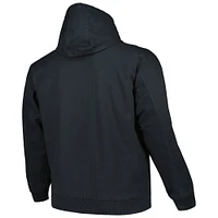 Men's Dunbrooke Navy Tennessee Titans Big & Tall Dakota Canvas Hoodie Full-Zip Jacket