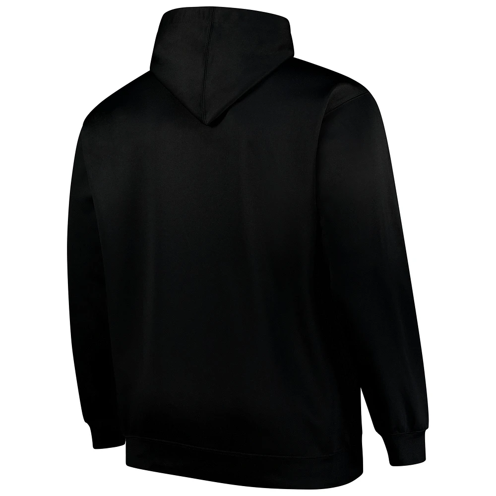 Men's Fanatics  Black Tennessee Titans Big & Tall Fleece Pullover Hoodie