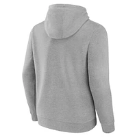 Sweat à capuche en polaire gris chiné pour homme Fanatics Tennessee Titans Deliver