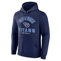 Men's Fanatics  Navy Tennessee Titans Between the Pylons Pullover Hoodie