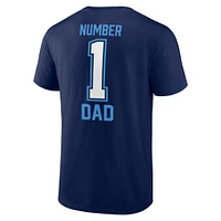 Men's Fanatics Navy Tennessee Titans Father's Day T-Shirt