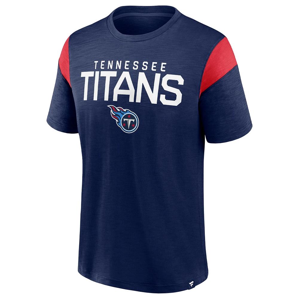 Men's Fanatics Navy Tennessee Titans Home Stretch Team T-Shirt