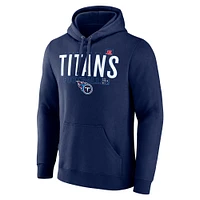 Men's Fanatics Navy Tennessee Titans Pylon Outline Pullover Hoodie