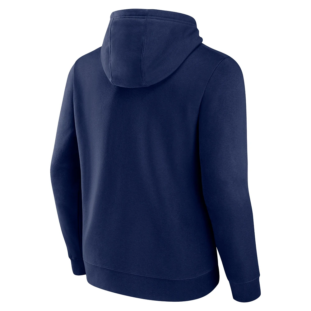 Men's Fanatics Navy Tennessee Titans Pylon Outline Pullover Hoodie