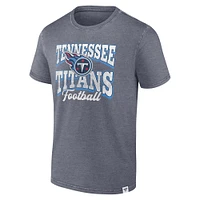 Men's Heather Navy Tennessee Titans Force Out T-Shirt