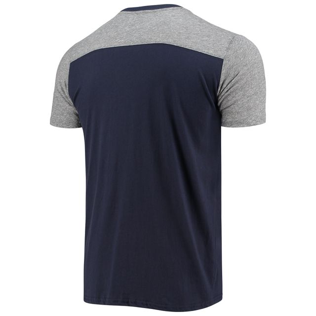 Majestic Threads T-shirt flammé pour homme des Tennessee Titans Field Goal bleu marine/gris