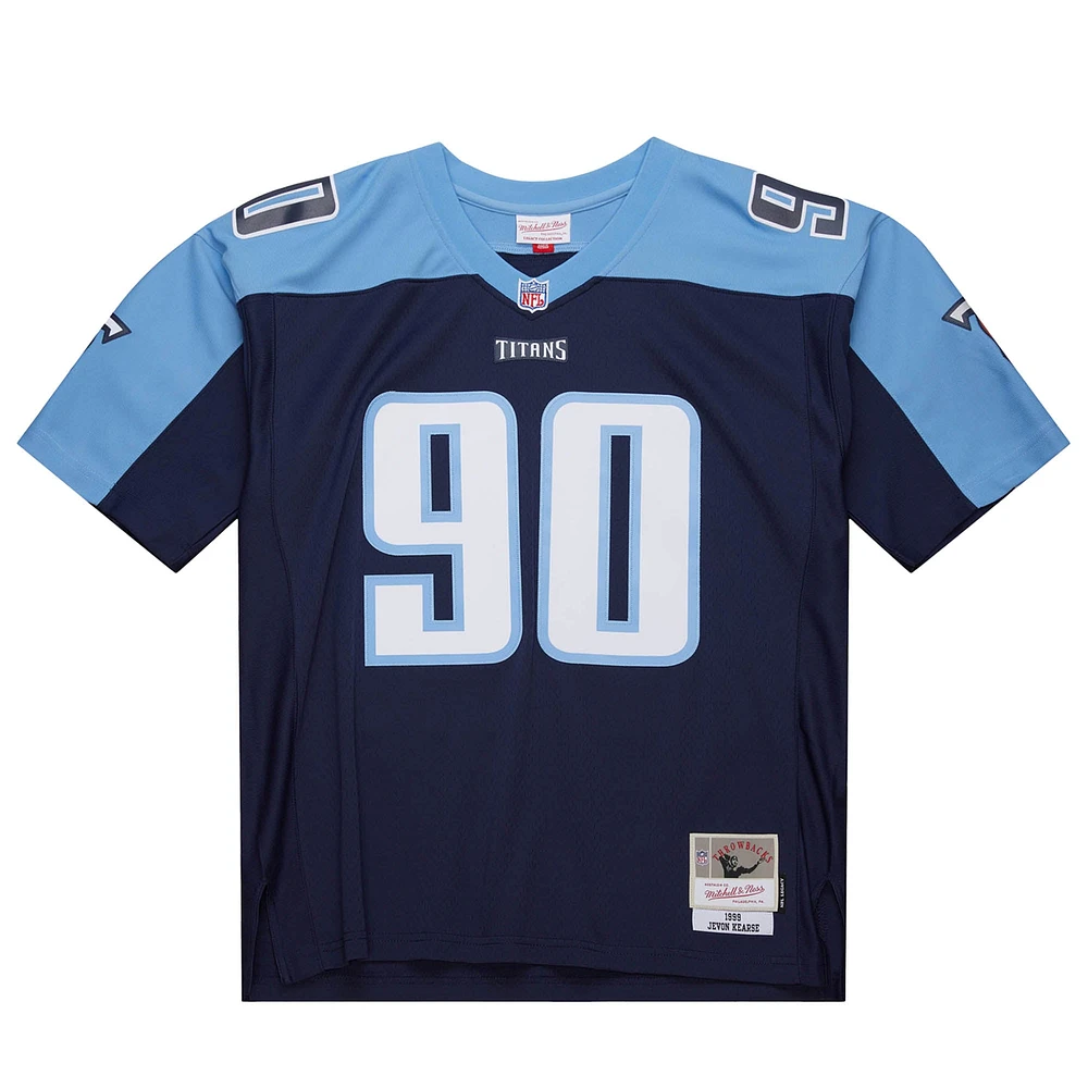 Men's Mitchell & Ness Jevon Kearse Navy Tennessee Titans 1999 Legacy Replica Jersey