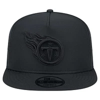 Men's New Era Black Tennessee Titans Hydro A-Frame 9FIFTY Snapback Hat